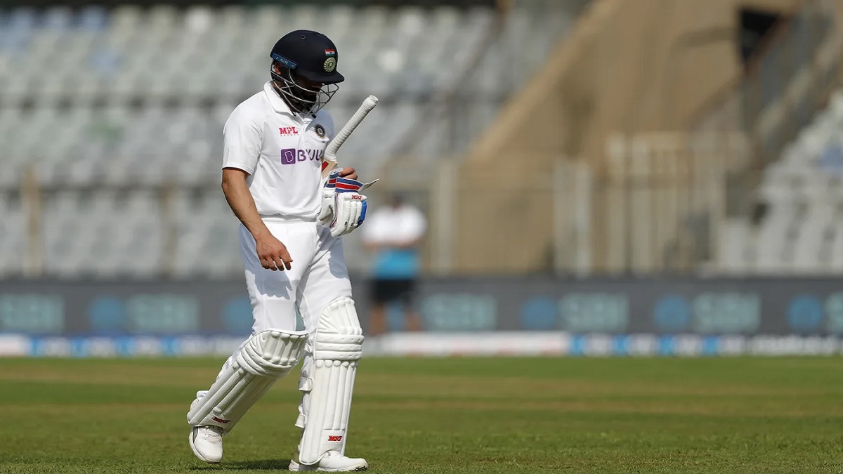 প্রত্যাবর্তনের টেস্টে শূন্য রানে আউট কোহলি