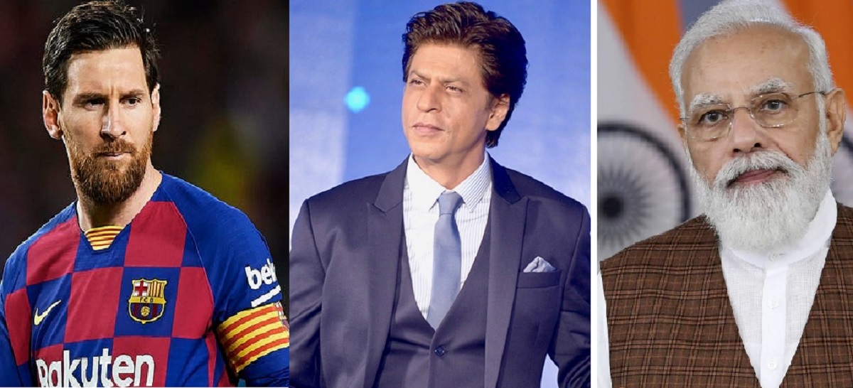 শাহরুখ-মোদি-মেসিসহ বিশ্বের সবচেয়ে প্রশংসিত ব্যক্তির তালিকায় আছেন যারা