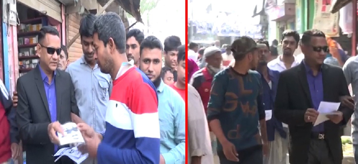 ব্রাহ্মণবাড়িয়ায় ভোটের মাঠ দাপিয়ে বেড়াচ্ছেন দৃষ্টি প্রতিবন্ধী প্রার্থী