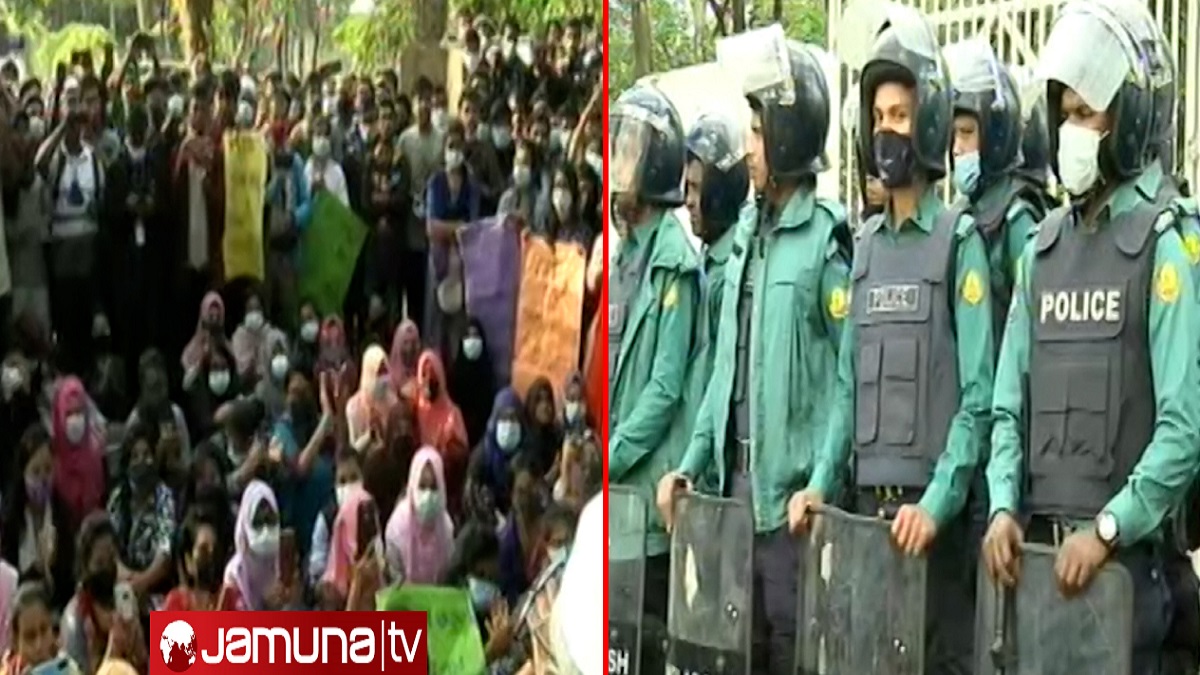 ভিসির পদত্যাগের দাবিতে উত্তাল শাবিপ্রবি, মামলা হয়েছে শিক্ষার্থীদের বিরুদ্ধে