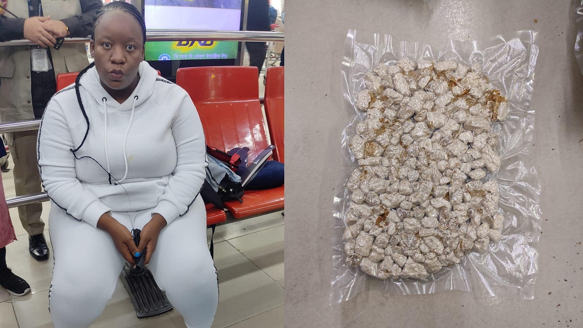 হেরোইনসহ বিমানবন্দরে আফ্রিকান নারী আটক