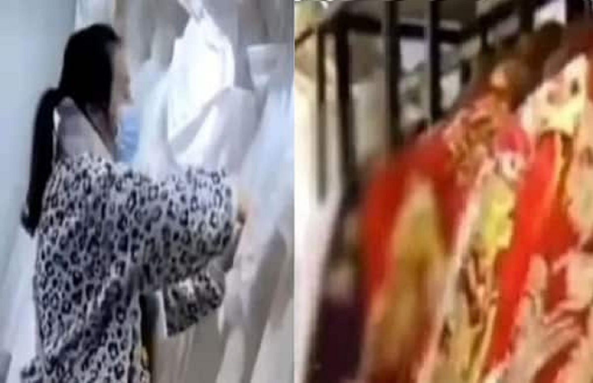 টাকা ফেরতে অস্বীকার, দোকানে ঢুকে সাড়ে ৯ লাখ টাকার পোশাক কাটলেন নারী! (ভিডিও)