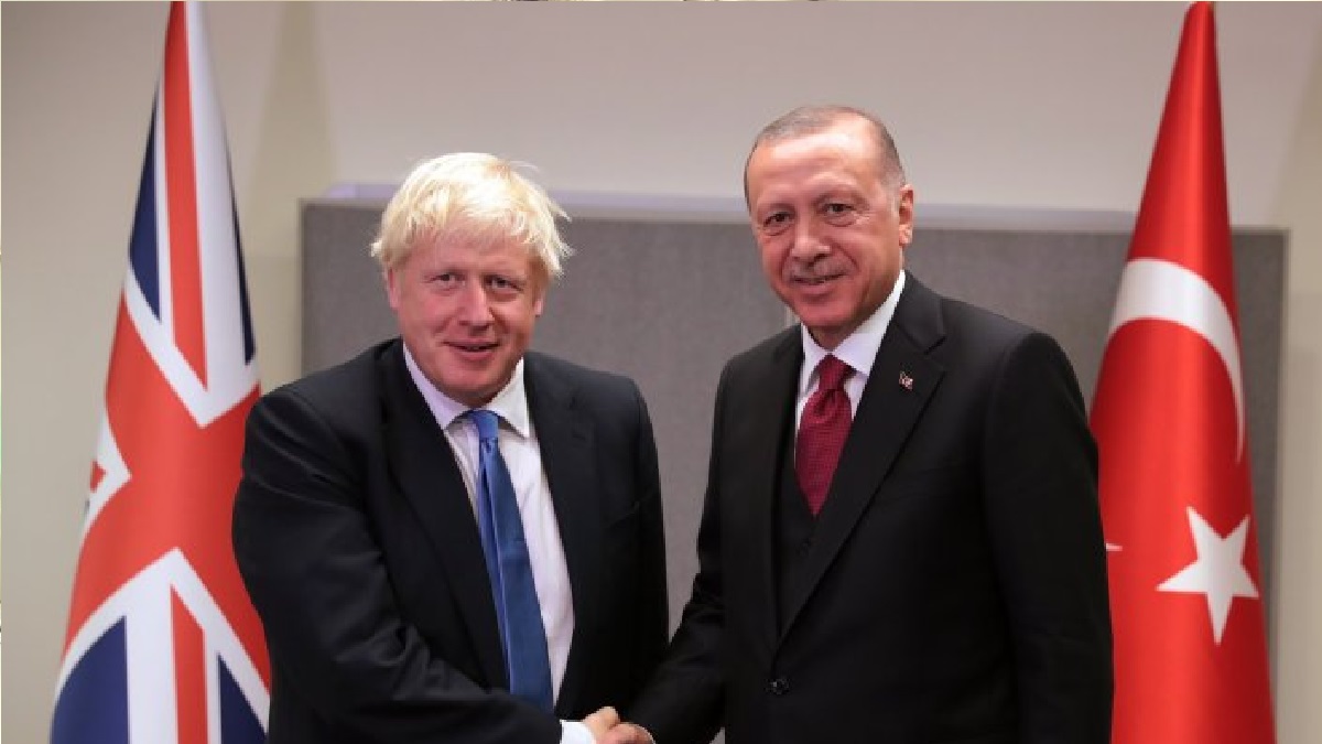 ইউক্রেন ইস্যুতে এরদোগানের সাথে ব্রিটিশ প্রধানমন্ত্রীর ফোনালাপ