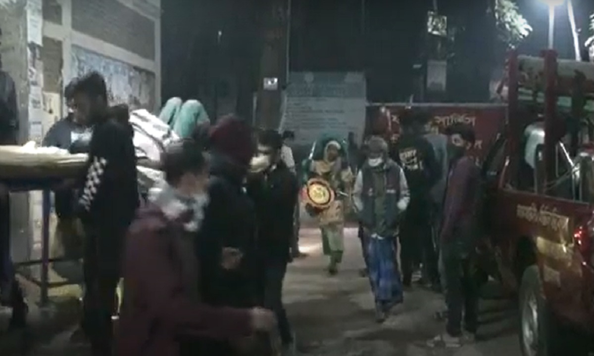 হবিগঞ্জ সদর হাসপাতালে আগুন, রোগী ও স্বজনদের ছোটাছুটি