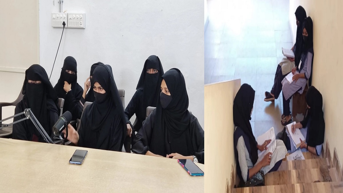 হিজাব পরায় ক্লাসে বসতে পারছেন না কর্ণাটকের ৬ কলেজ ছাত্রী