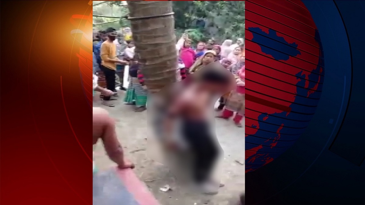 মুন্সিগঞ্জে প্রেমের জেরে যুবককে মধ্যযুগীয় কায়দায় নির্যাতনের ভিডিও ভাইরাল