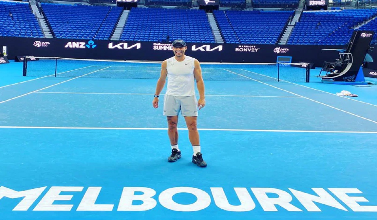 অস্ট্রেলিয়ান ওপেন খেলতে মেলবোর্নে নাদাল