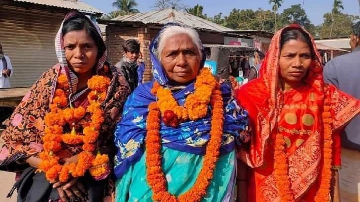 একসাথে তিন বোন মেম্বার নির্বাচিত