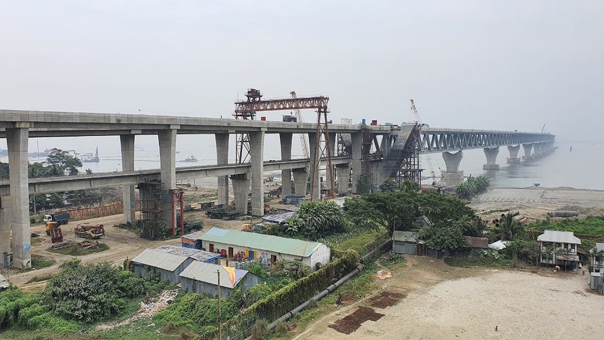 পদ্মা সেতুর কাজ বাকি আর মাত্র সাড়ে ৪ ভাগ
