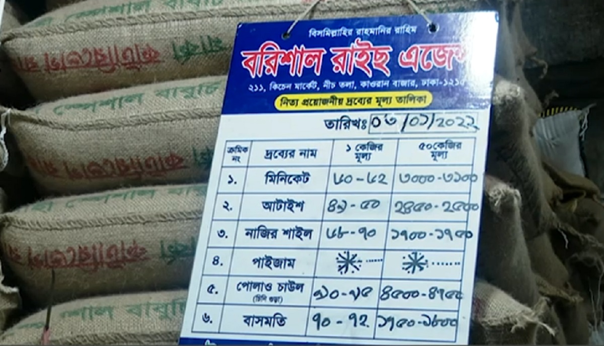 বাজারে নতুন চাল এলেও বেড়েছে দাম, আমদানি নিয়ে অযুহাত মিলারদের