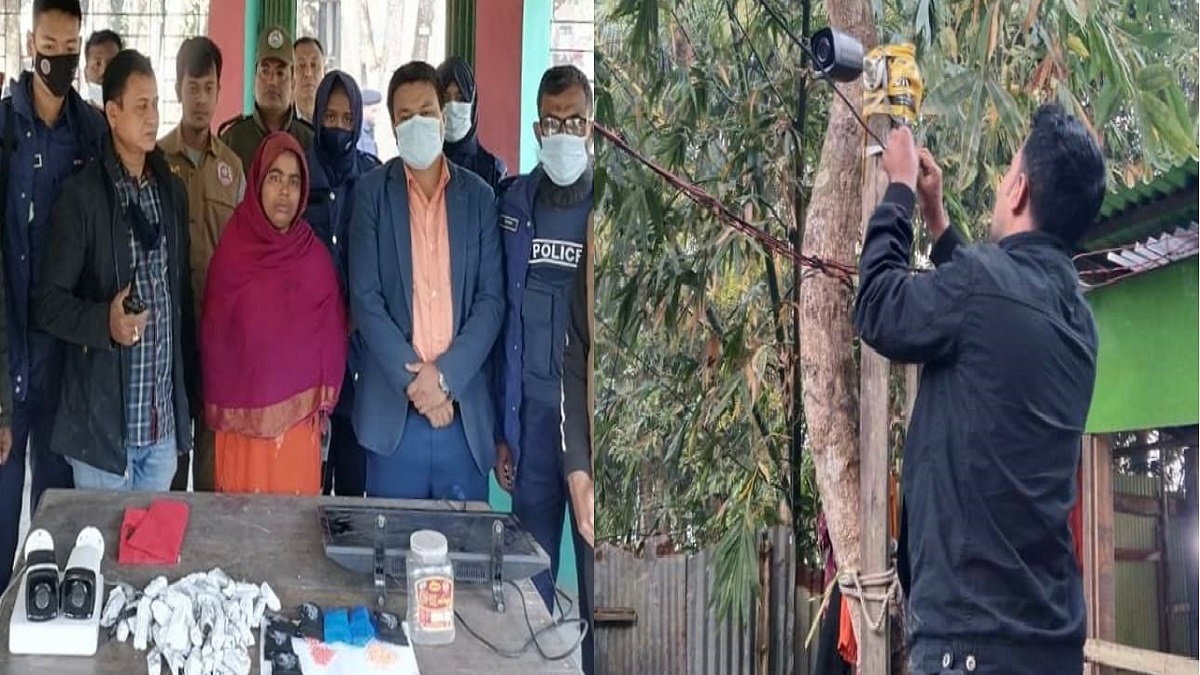 কুমিল্লায় বাড়ির চারপাশে সিসি ক্যামেরা লাগিয়ে মাদক ব্যবসা