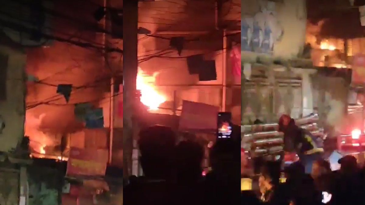 পুরান ঢাকার পলিথিন কারখানায় আগুন, ১ ঘণ্টা পর নিয়ন্ত্রণে