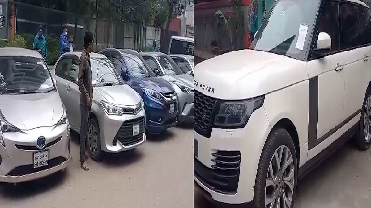 চলছে ইভ্যালির ৭টি গাড়ির নিলাম