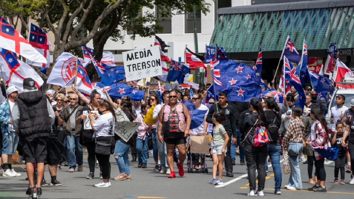 নিউজিল্যান্ডে অব্যাহত ভ্যাকসিন বিরোধী বিক্ষোভ