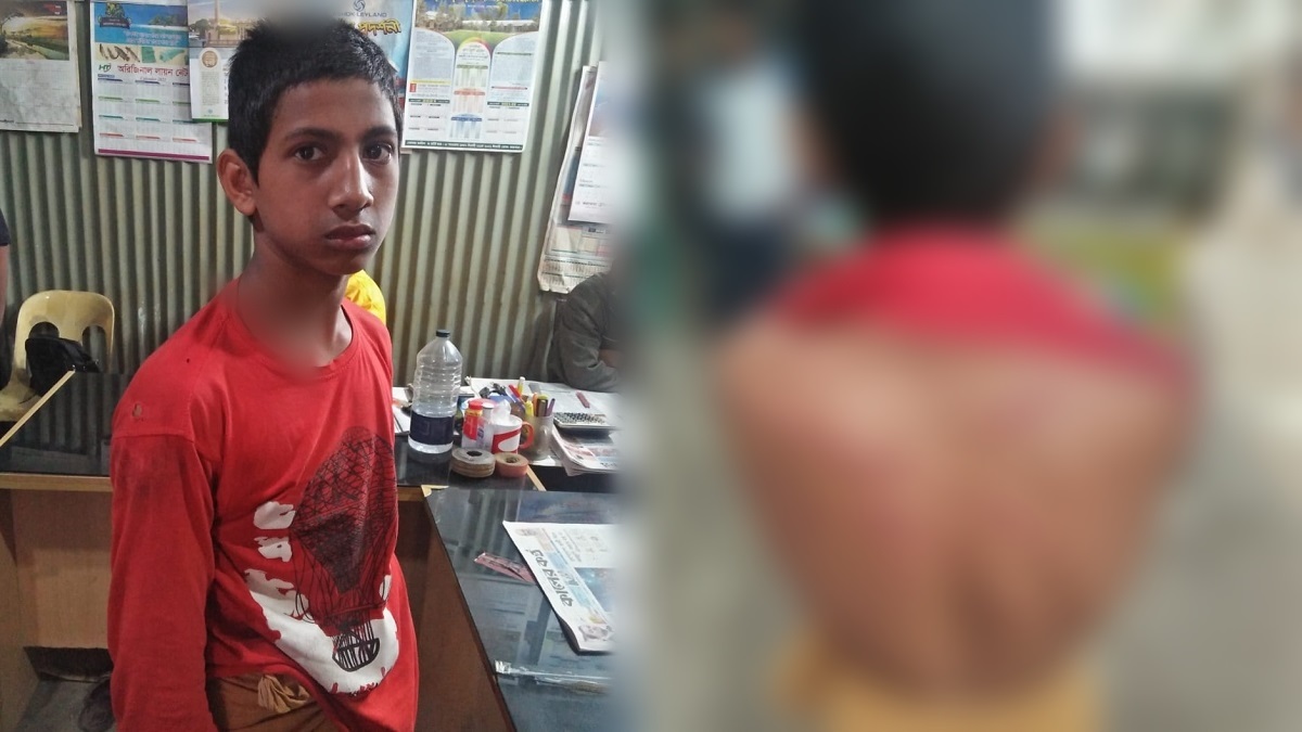 মাদ্রাসায় মোবাইলে গজল শোনায় ছাত্রকে পেটালেন শিক্ষক