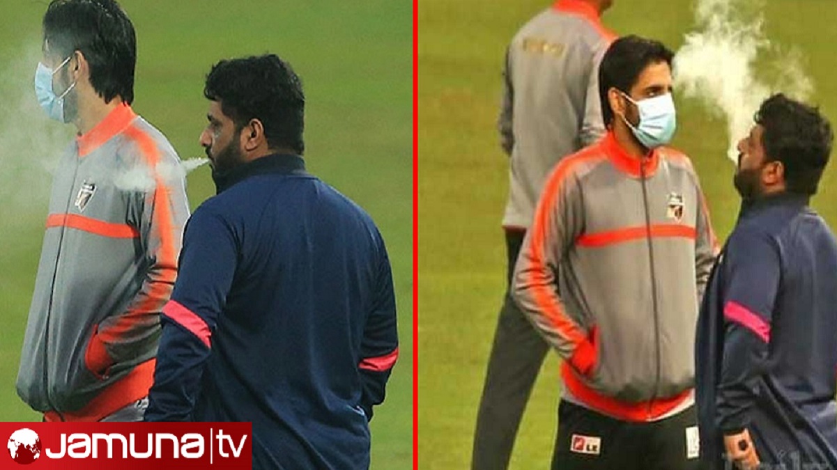 মিরপুরের মাঠে প্রকাশ্যে ধূমপান শেহজাদের, ব্যবস্থা নিলো বিসিবি