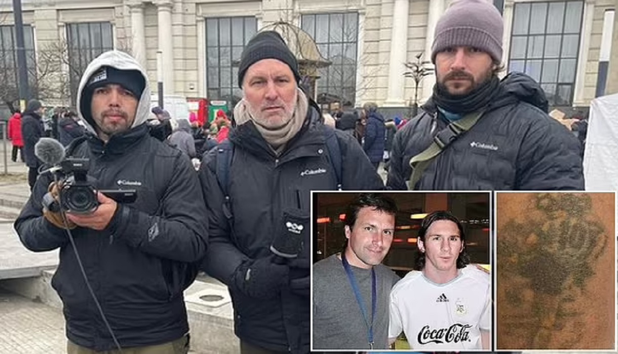 ইউক্রেন সেনাদের হাত থেকে সাংবাদিকের প্রাণ বাঁচালেন মেসি ও ম্যারাডোনা!