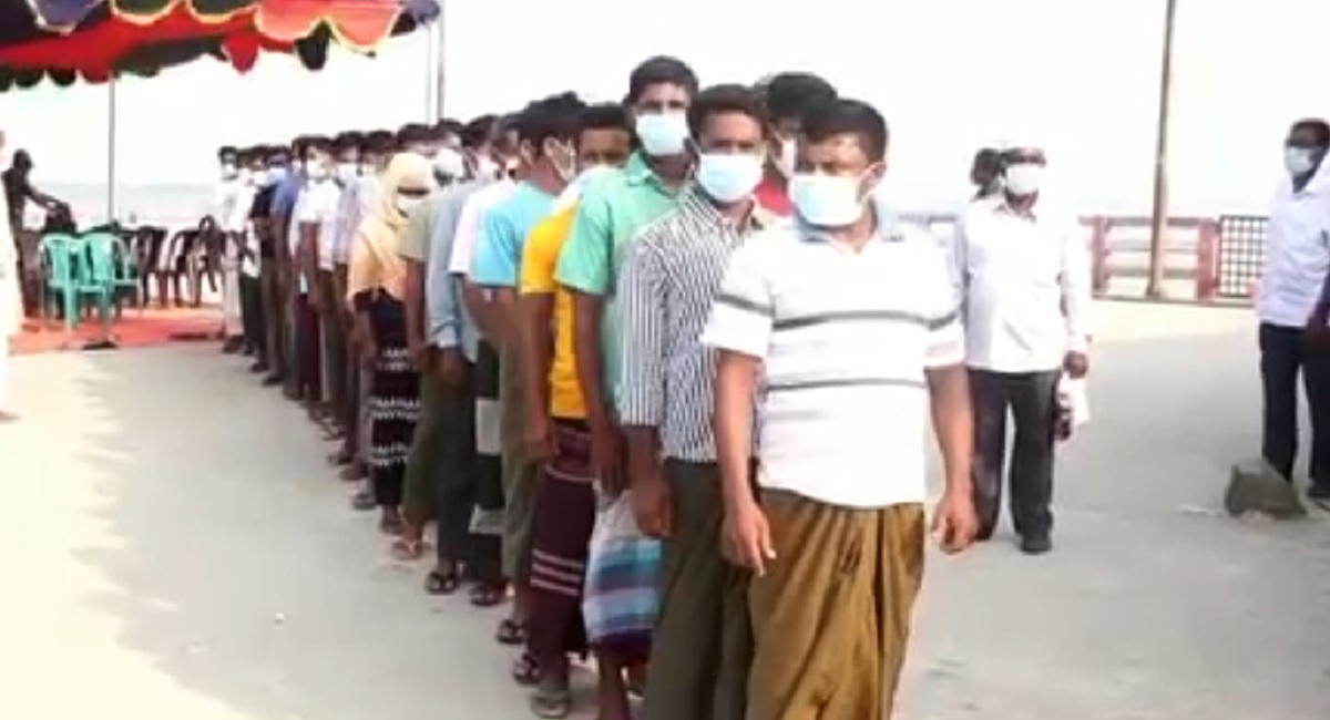 কারাভোগ শেষে ৪১ বাংলাদেশিকে ফেরত দিলো মিয়ানমার