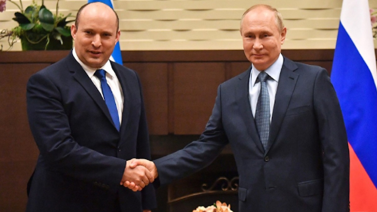 যুদ্ধের মধ্যেই ইসরায়েল প্রধানমন্ত্রীর রাশিয়া সফর