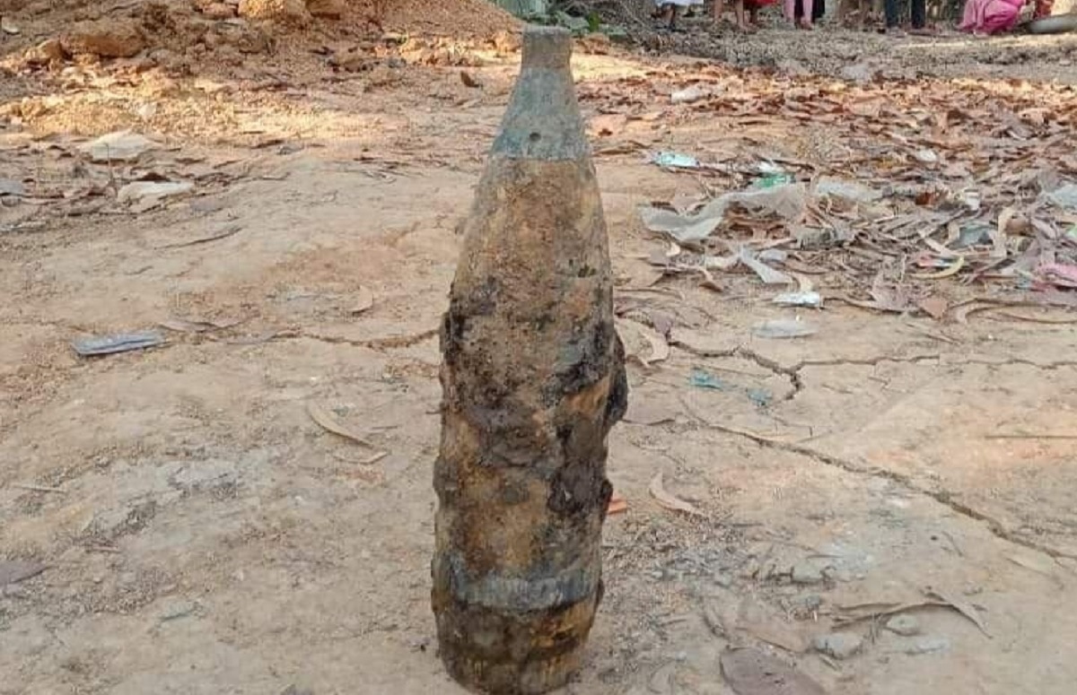 আখাউড়ায় অবিস্ফোরিত পাকিস্তানি মর্টার শেল উদ্ধার