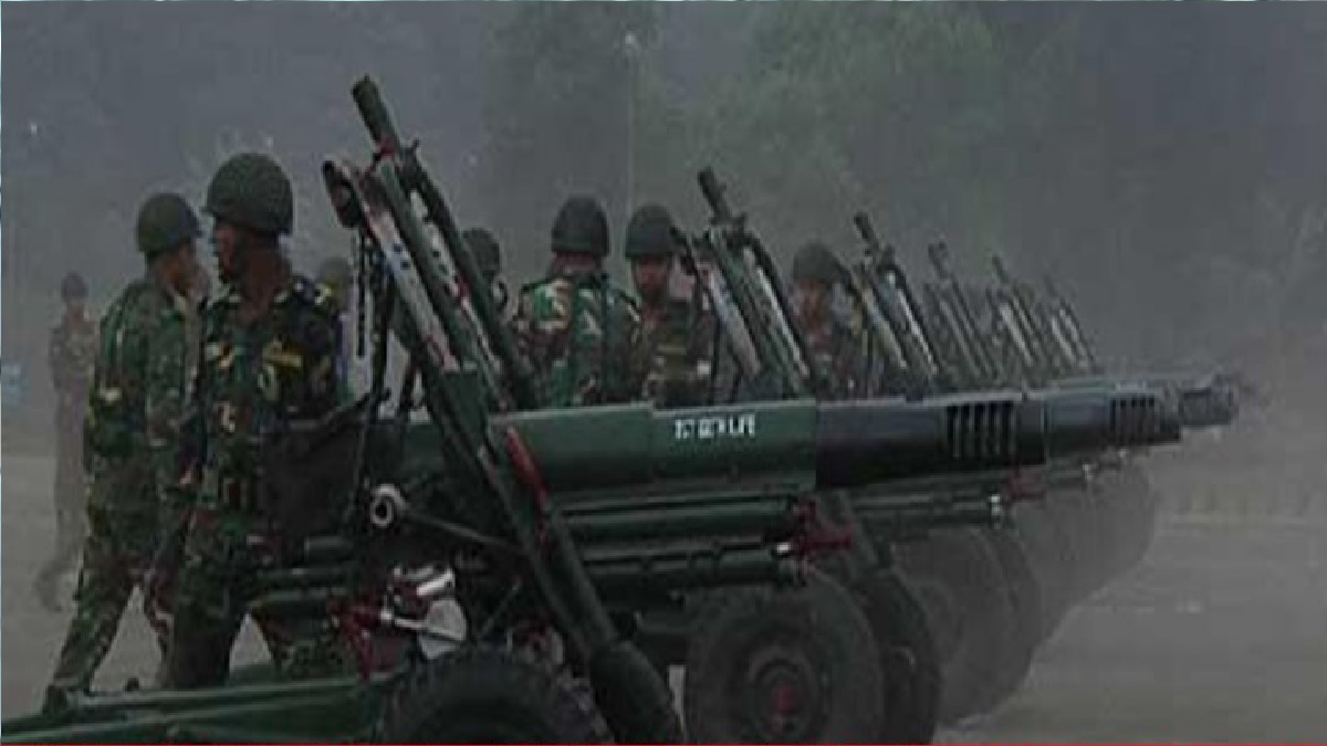 ৩১ বার তোপধ্বনিতে স্বাধীনতা দিবসকে স্বাগত