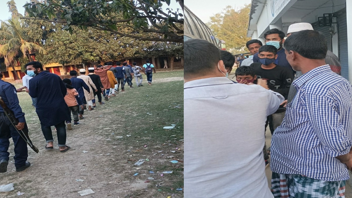 চাঁপাইনবাবগঞ্জে ৫৭ শিবিরকর্মী আটক, মামলা দায়ের