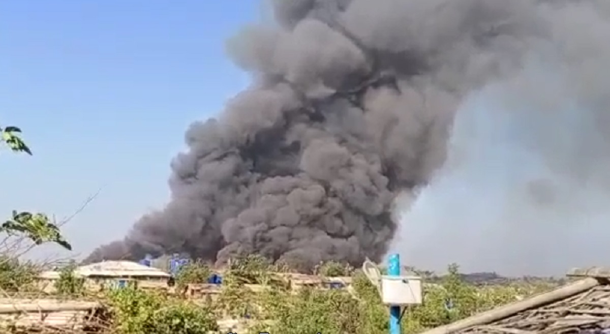 কুতুপালং রোহিঙ্গা ক্যাম্পে ফের আগুন, কাজ করছে ফায়ার সার্ভিসের ৪টি ইউনিট