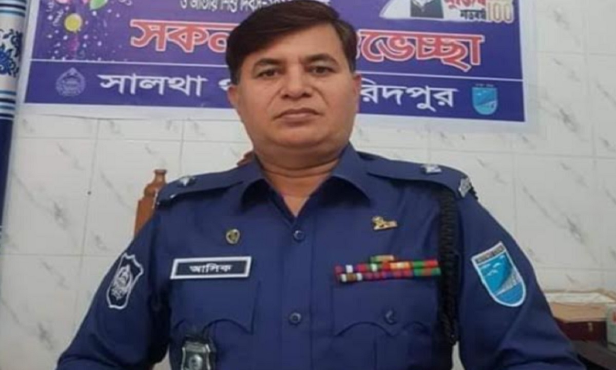 ফরিদপুরে ওসির বিরুদ্ধে চাঁদাবাজির মামলা