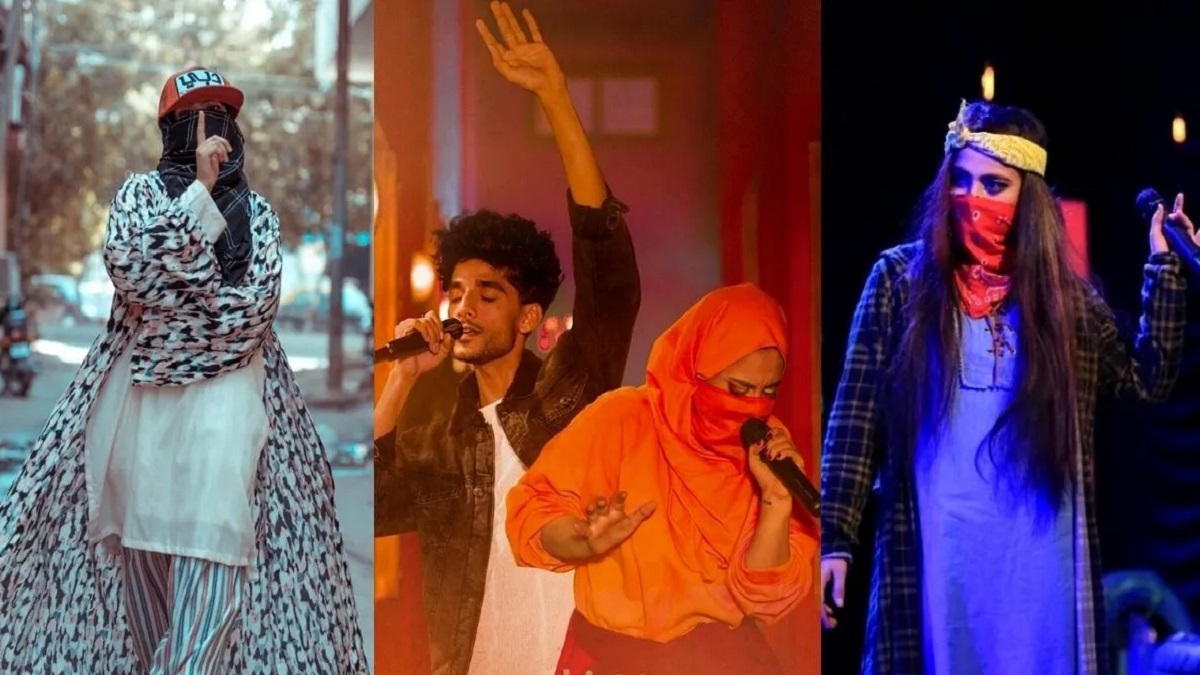 হিজাব ও বোরকা পরে দুনিয়া মাতাচ্ছেন পাকিস্তানি নারী র্যাপার (ভিডিও)