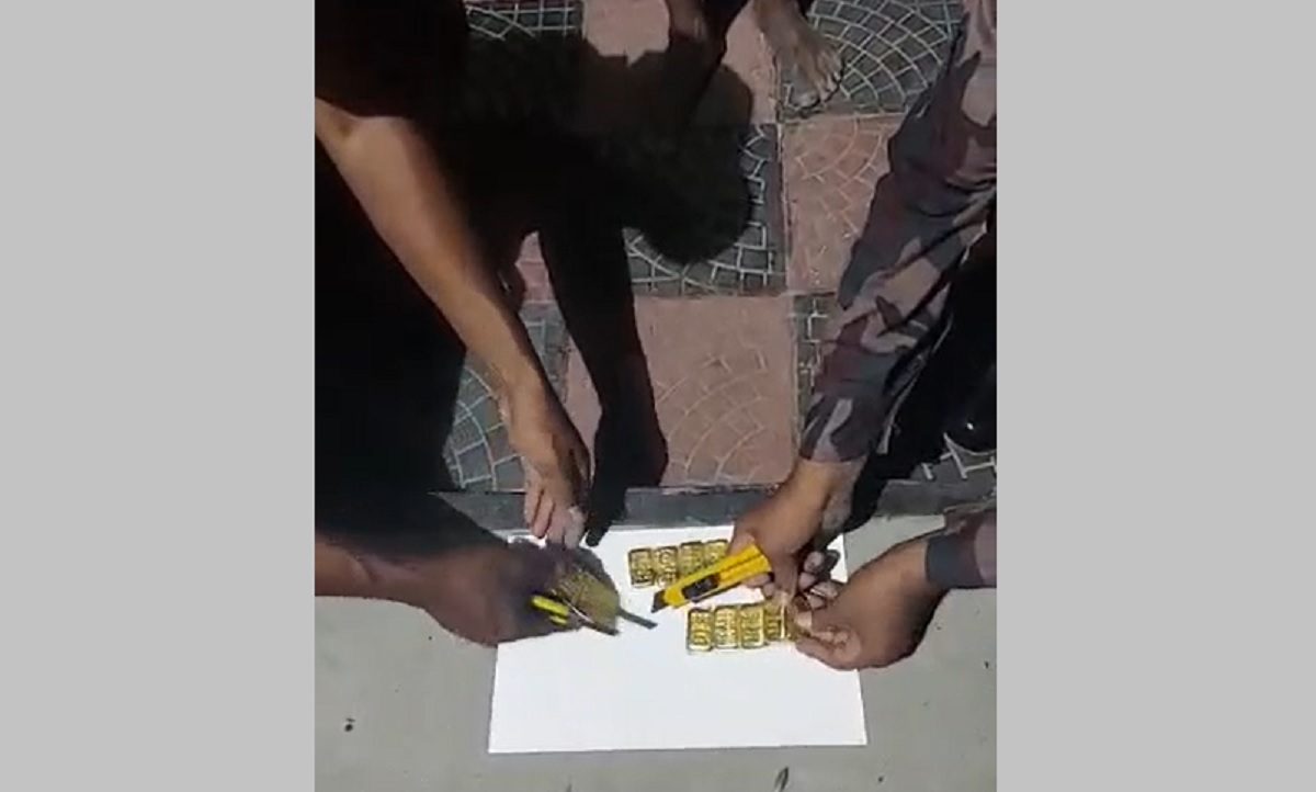 বেনাপোলে ১৫টি স্বর্ণের বারসহ পাচারকারী আটক