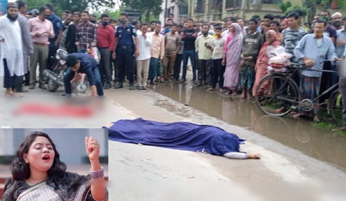 কুড়িগ্রামে সড়কে ঝরলো স্থানীয় শিল্পীর প্রাণ, আহত সহশিল্পীও