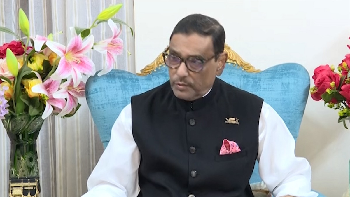 জনগণ ঈদ যাত্রায় কষ্ট পায়নি বলে বিরোধী দল ঈর্ষায় জ্বলছে: কাদের