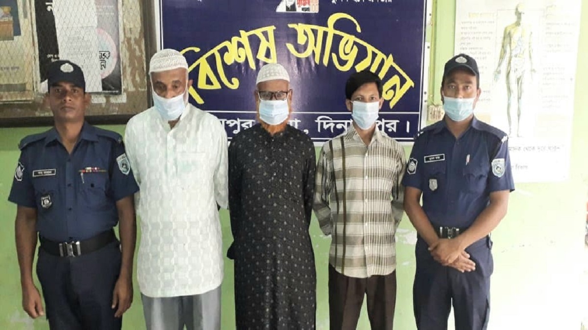 বিরামপুরে নাশকতা ও বিশৃঙ্খলা সৃষ্টির মামলায় জামায়াত-শিবিরের তিন নেতা গ্রেফতার