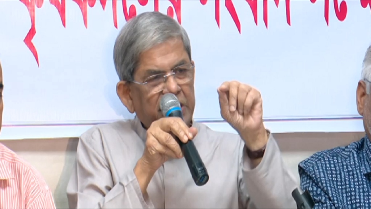 সরকারের পদত্যাগের পর সুষ্ঠু নির্বাচনই সংকট নিরসনের একমাত্র পথ: ফখরুল