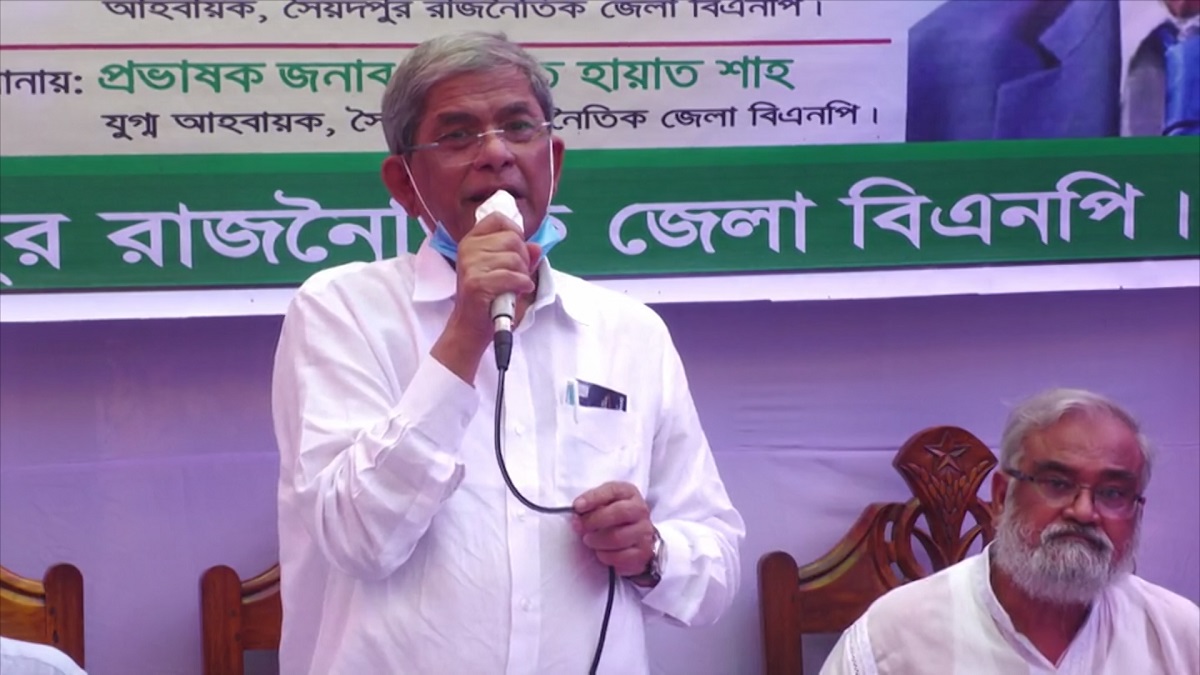 শেখ হাসিনা অশালীন ও অরাজনৈতিক বক্তব্য দিয়েছেন: মির্জা ফখরুল