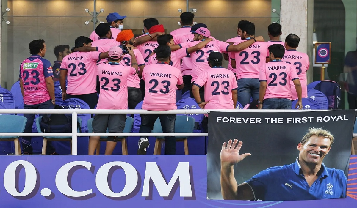 বিশেষ জার্সিতে ওয়ার্নকে স্মরণ করলো রাজস্থান রয়্যালস