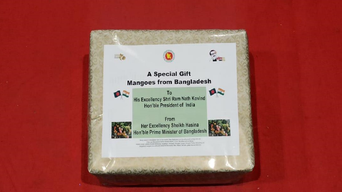 ভারতের রাষ্ট্রপতি ও প্রধানমন্ত্রীকে শেখ হাসিনার সৌজন্য আম উপহার