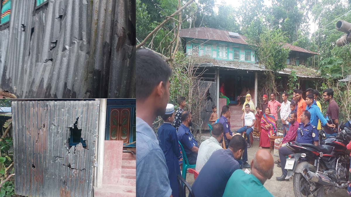 পদ্মা সেতুর নাট খোলা বাইজিদ’র গ্রামের বাড়িতে হামলা ভাঙচুর