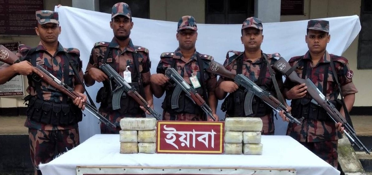 উখিয়া সীমান্তে ১ লাখ পিস ইয়াবা জব্দ