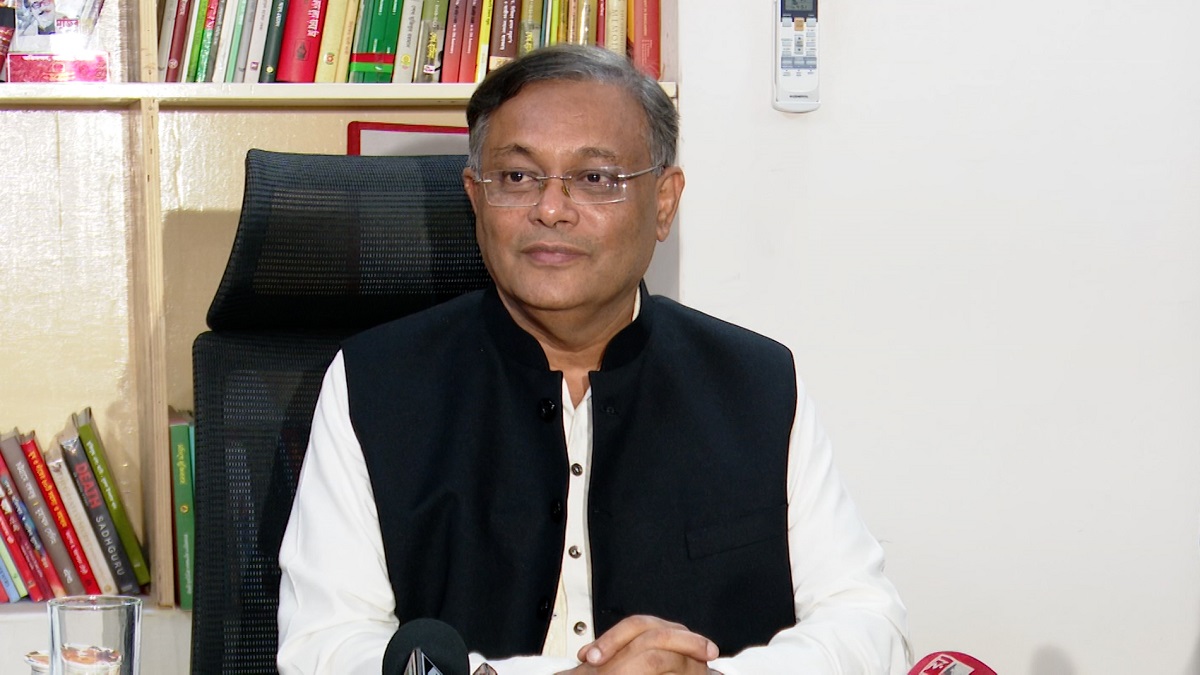 নাম সর্বস্ব দলের সাথে বৈঠকের মাধ্যমে বিএনপি প্রমাণ করেছে, দলটি সংকটে আছে: তথ্যমন্ত্রী