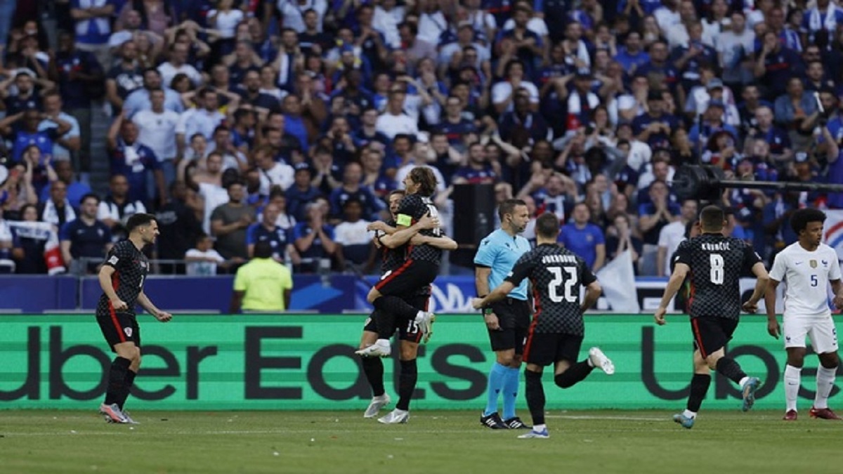 লুকা মদ্রিচের গোলে প্রথমবারের মতো ফ্রান্সকে হারালো ক্রোয়েশিয়া