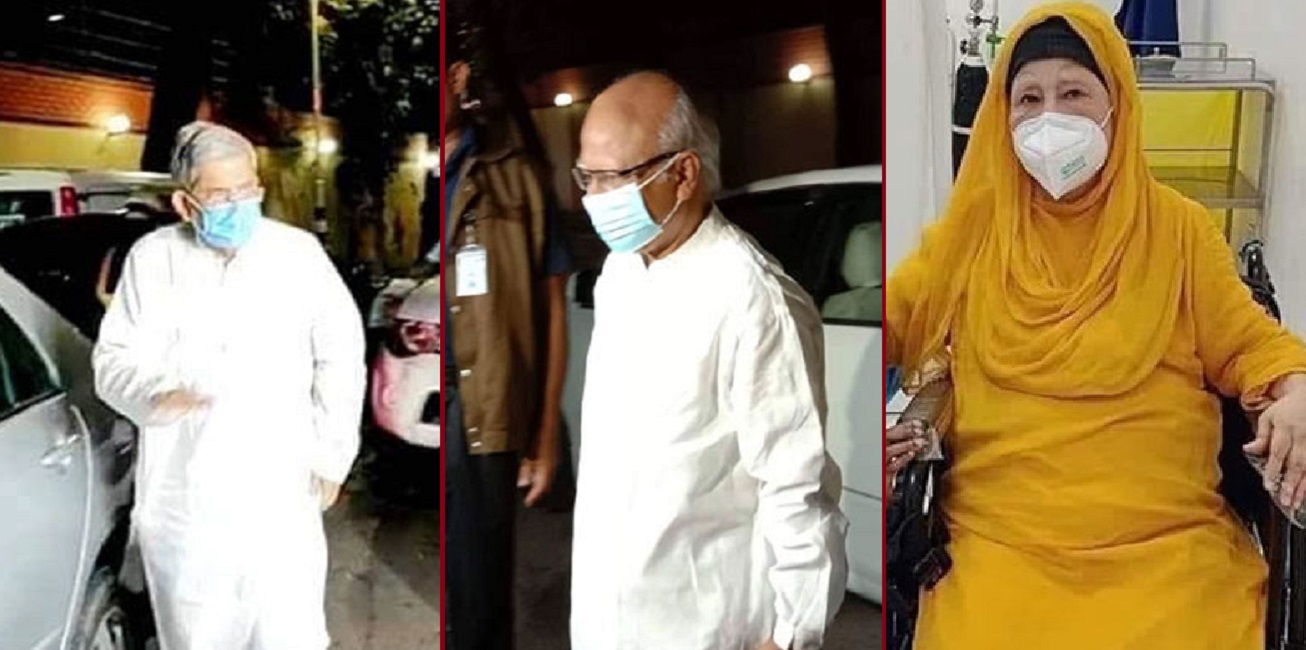 খালেদা জিয়ার সাথে সাক্ষাৎ করলেন বিএনপির জ্যেষ্ঠ নেতারা