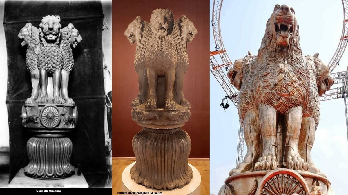 ভারতের নতুন পার্লামেন্ট ভবনে স্থাপিত জাতীয় প্রতীক নিয়ে চলছে বিতর্ক