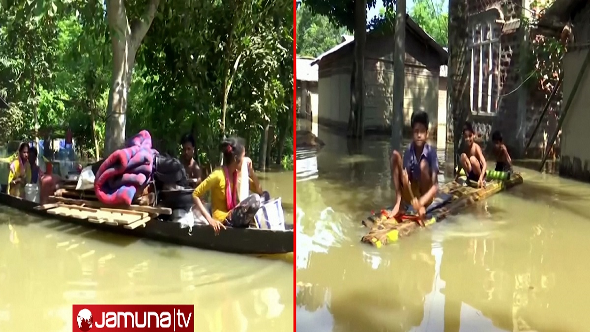 আসামে ধীরে হচ্ছে বন্যা পরিস্থিতির উন্নতি, প্রাণহানি বেড়ে ১৮৭