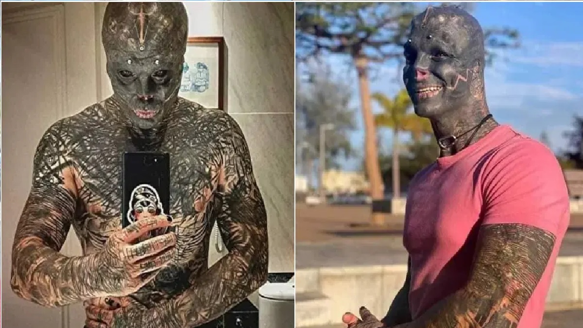 শরীরে ট্যাটু করিয়ে চাকরি পাচ্ছেন না ফরাসি ‘ব্ল্যাক এলিয়েন’