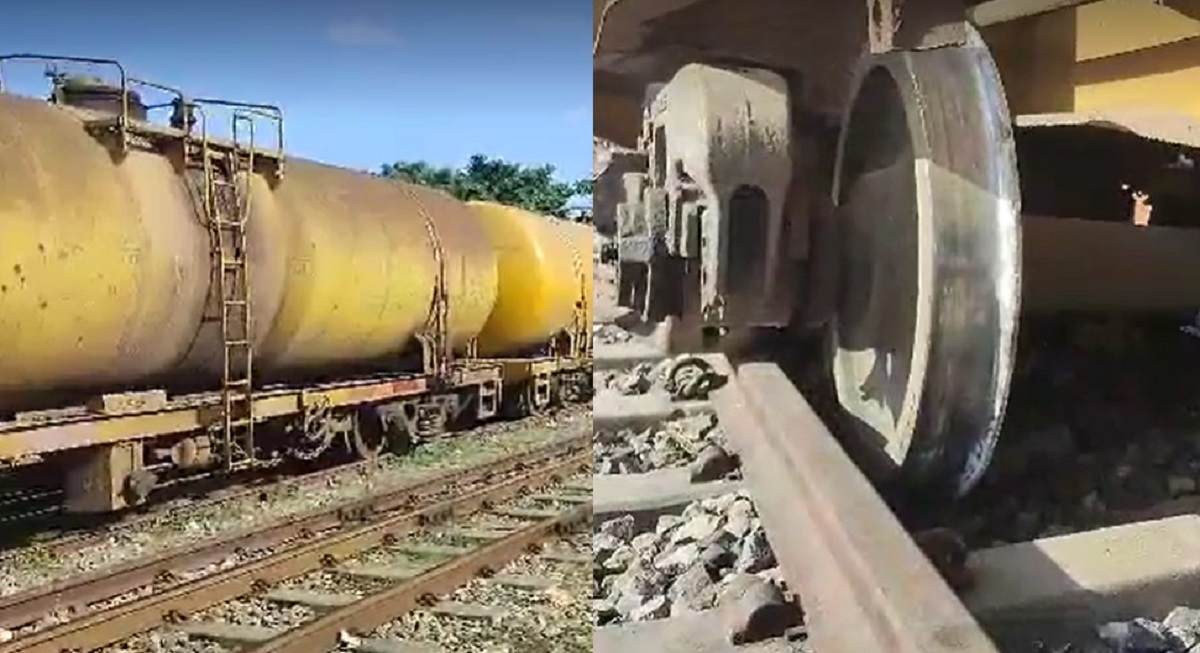 গাজীপুরে তেলবাহী ট্রেনের বগি লাইনচ্যুত