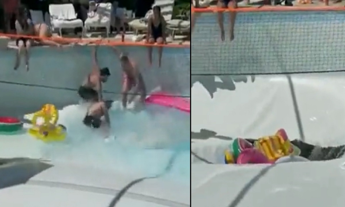 ইসরায়েলে সুইমিং পুলে পার্টি; হঠাৎ ৪৩ ফুট গর্ত! মৃত ১ (ভিডিও)