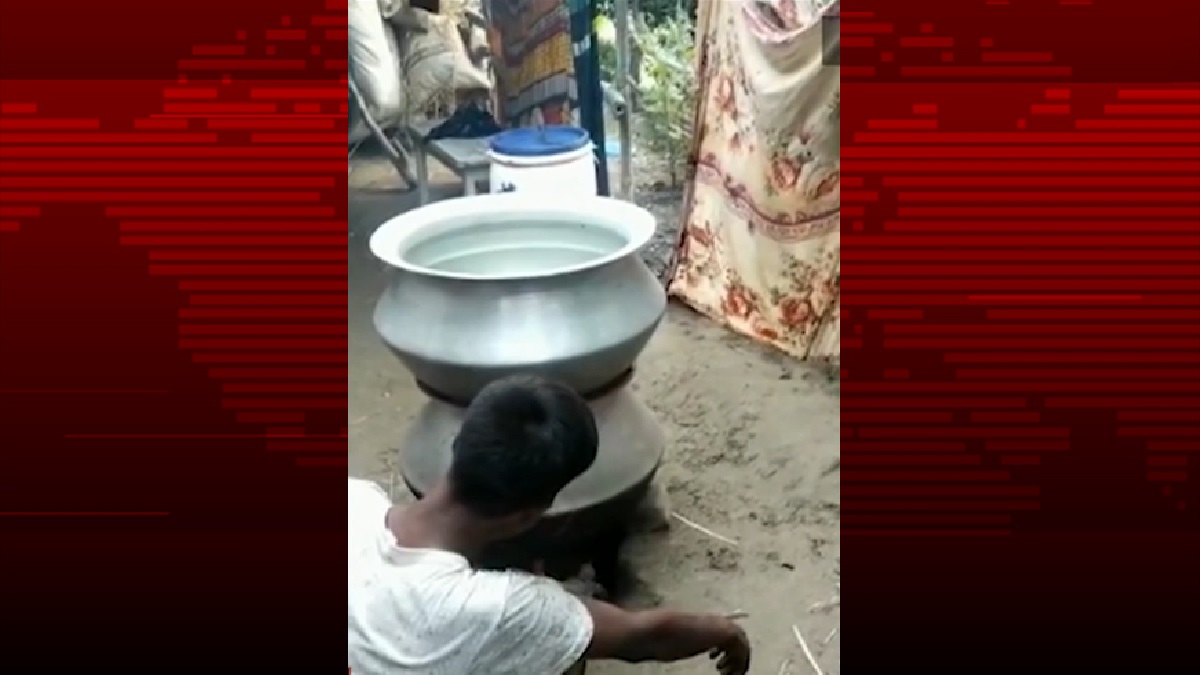 মানিকগঞ্জে যমুনার দুর্গম চরে তৈরি হচ্ছে দেশি মদ