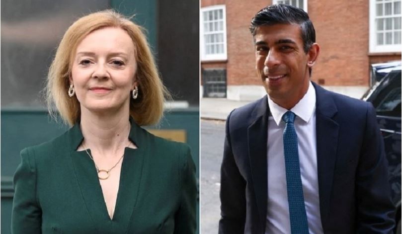 ব্রিটেনের প্রধানমন্ত্রী নির্বাচনের চূড়ান্ত লড়াইয়ে টিকে রইলেন ঋষি সুনাক ও লিজ ট্রাস