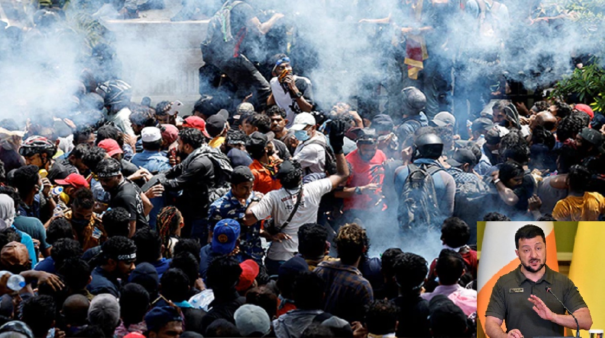 শ্রীলঙ্কা সঙ্কটের জন্য দায়ী রাশিয়া: জেলেনস্কি